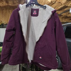 Berne Women's Plum Utility Jacket 2x New Never Worn Tried On Took Tags Off